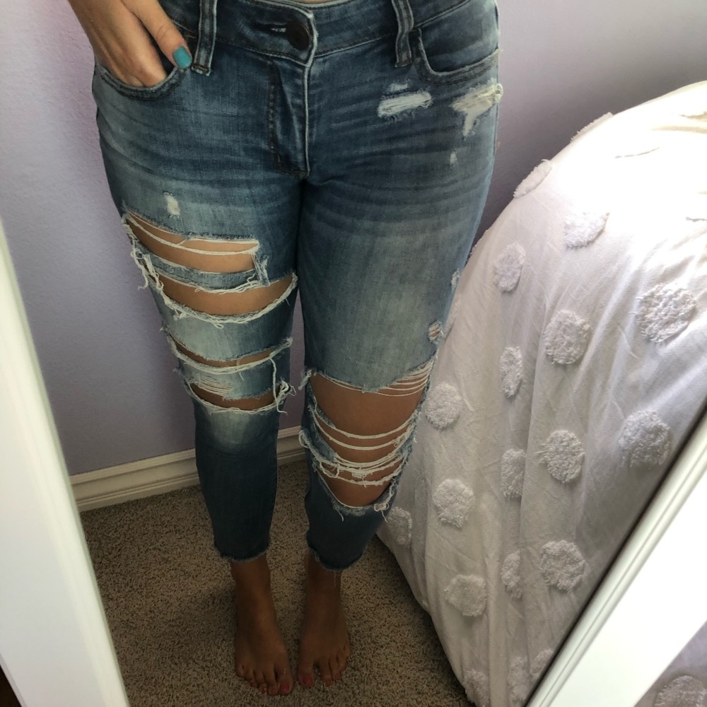 Ripped AE Jegging Crop